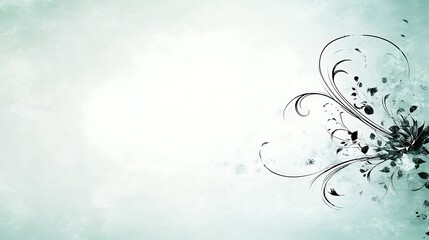 Delicate floral design on a soft pastel background (1)