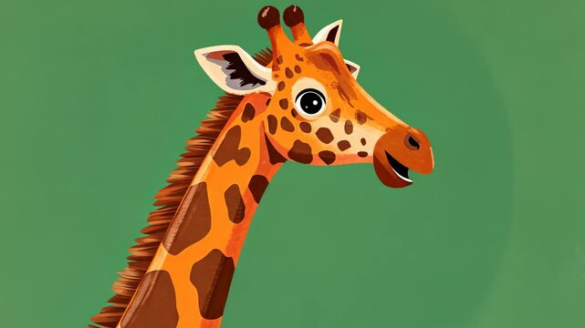 Cartoon giraffe
