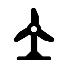 wind turbine energy icon
