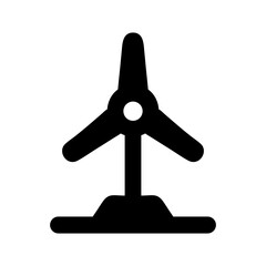 wind turbine energy icon
