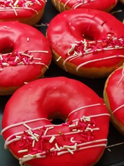 Composition with sweet and tasty donuts,Composición con dulces y sabrosos donas,(30).