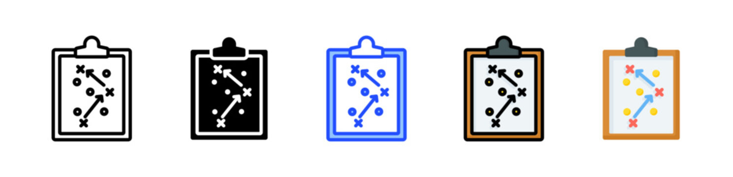 Formation Icon Collection With Multiple Styles