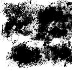 Fototapeta premium black ink splashes