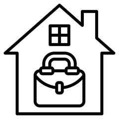 Property Portfolio line icon