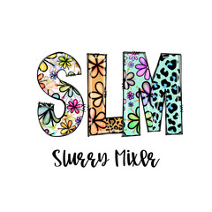 Colorful Floral & Leopard Print Slogan Design for Apparel