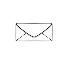mail envelope icon with transparent background PNG and JPEG image	
