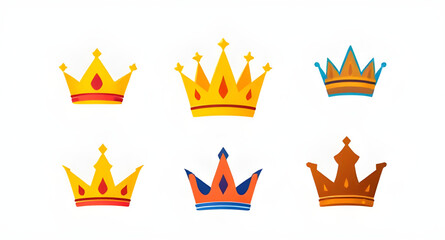 Crown icon, Crown vector, Crown illustration, Royal crown, King&rsquo;s crown, Queen&rsquo;s crown, Golden crown, Crown silhouette, Crown outline, Realistic crown, Cartoon crown, Flat crown icon, Crown clipart, C