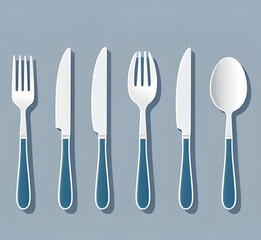 fancy fork and spoon, children’s cutlery, baby spoon and fork, picnic cutlery, camping utensils, household cutlery, restaurant cutlery, cafe cutlery, gold cutlery set, black cutlery set, designer fork