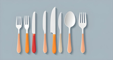 modern cutlery, traditional cutlery, tableware set, eating utensils, flatware set, fancy fork and spoon, children’s cutlery, baby spoon and fork, picnic cutlery, camping utensils, household cutlery, r