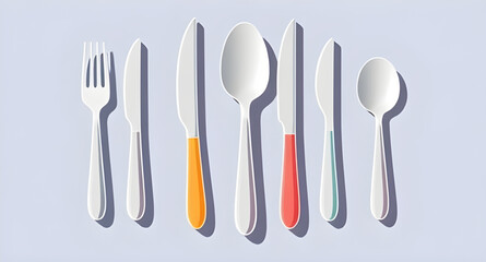 dining utensils, kitchen utensils, silverware set, stainless steel fork, stainless steel spoon, wooden fork and spoon, plastic cutlery, disposable fork and spoon, elegant cutlery, modern cutlery, trad