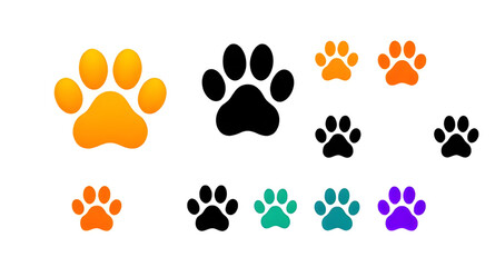 kitten paw icon, pet care paw icon, paw illustration, paw outline icon, cartoon paw icon, black paw print icon, white paw icon, paw logo design, paw graphic icon, animal footprint, wildlife paw icon, 