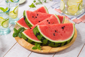 【すいか】夏の風物詩。