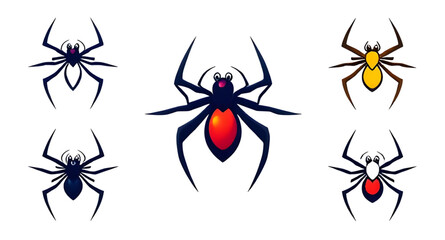 spider flat icon, spider cartoon, spider web icon, arachnid icon, arachnid vector, creepy spider, black spider icon, spider art, spider collection, scary spider icon, spider isolated, spider sticker, 