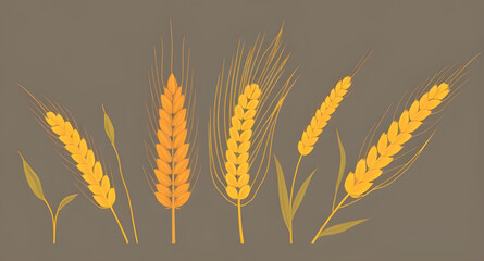 Grain icon, Grain vector, Grain illustration, Wheat grain, Rice grain, Corn grain, Barley grain, Oat grain, Grain texture, Whole grain, Cereal grain, Harvest grain, Organic grain, Golden grain, Grain 