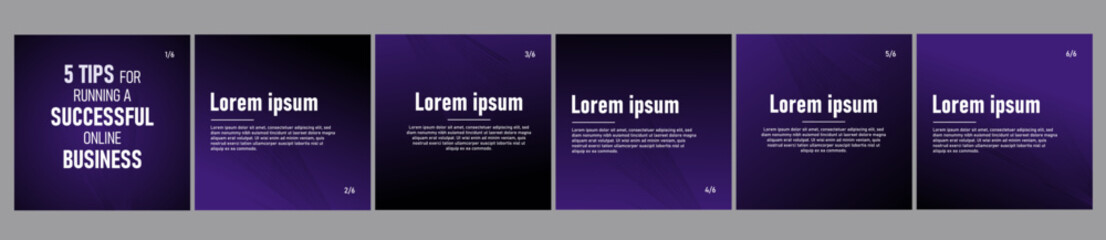 Modern Vertical Instagram Carousel Template for Business, Fashion, and Real Estate Promotions – EPS Format