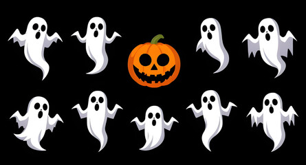 set of halloween icons
