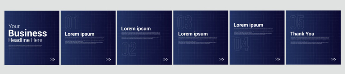 Modern Business Promotion Instagram Carousel Template – Vertical EPS Design