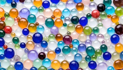  Abstract bubble-like glass tiles in random sizes and vivid colors