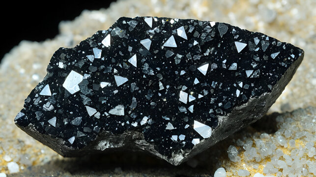 neptunite, natrolite on crossite - Powered by Adobe