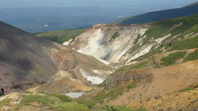 蔵王連峰 蔵王の御釜 Zao Mountain Range, Zao Okama Crater