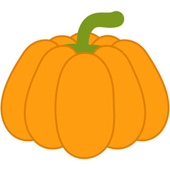 Pumpkin Shape Illustration