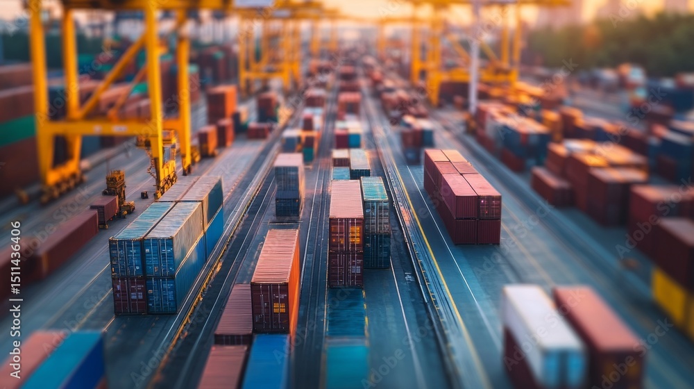 Poster streamlining global logistics operations efficient strategies for supply chain management in modern 