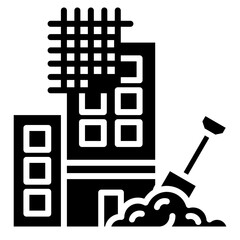 Under Construction glyph icon