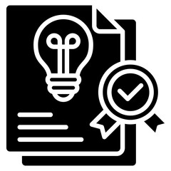 Project Approval glyph icon