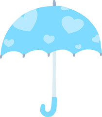 cute blue umbrella