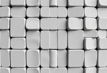 Abstract grayscale rounded square tessellation, subtle texture,  minimalist,  simple