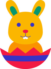 Easter Day Element Vector Illustration