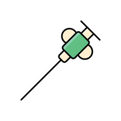 Biopsy Vector icon Icon vector