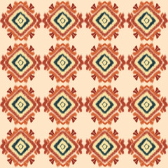 Tribal Ikat Farblic pattern 