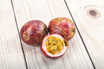 Tropical exotic Maracuya Passion fruit