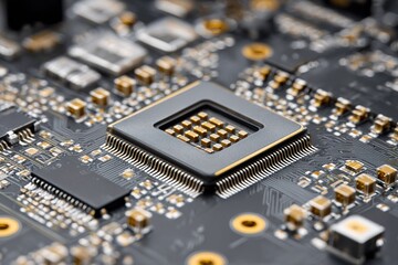 Computer Processor Technology. CPU Semiconductor Hardware. High quality
