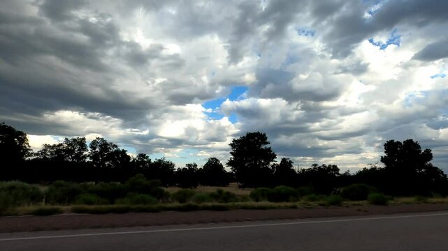New Mexico Driving 0384 Datil Quemado desert Road