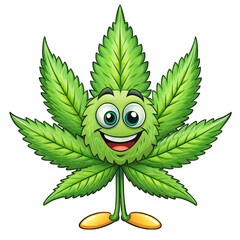 vector illustration of a green leaf