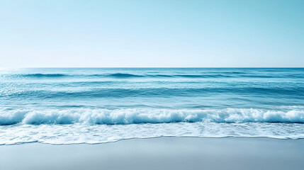 Fototapeta premium sea waves on the beach