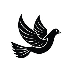 Obraz premium dove of peace icon vector illustration 