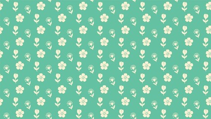 Vector seamless floral pattern design
