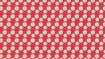 Vector seamless floral pattern design