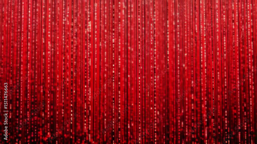 Poster digital data stream matrix effect creates a vibrant red background for various multimedia applicatio
