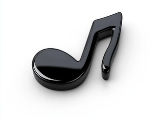 Isolated shiny music note icon graphic design illustration