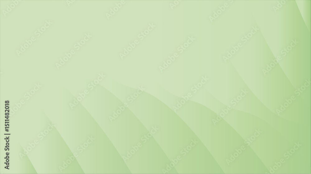 Poster curve smooth light green gradient background with subtle wavy patterns and soft transitions in color