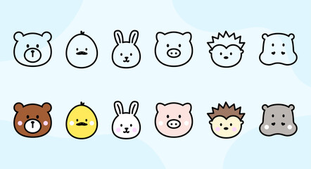 animal faces © Emma