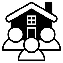 Development Team outline mixed icon