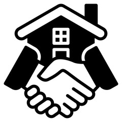 Property Agreement outline mixed icon