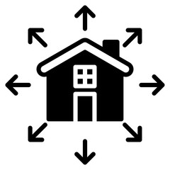 Property Expansion outline mixed icon