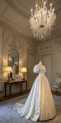 bride in wedding dress