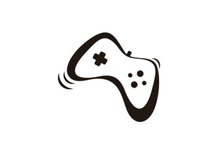 Advance game controller or gamepad flat vector icon for gaming apps and websites